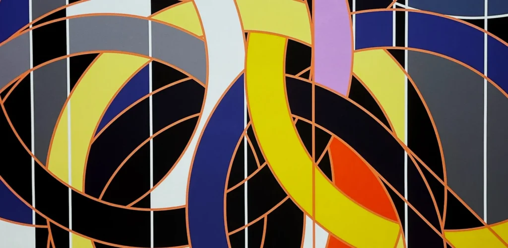 Abstract colours and shapes