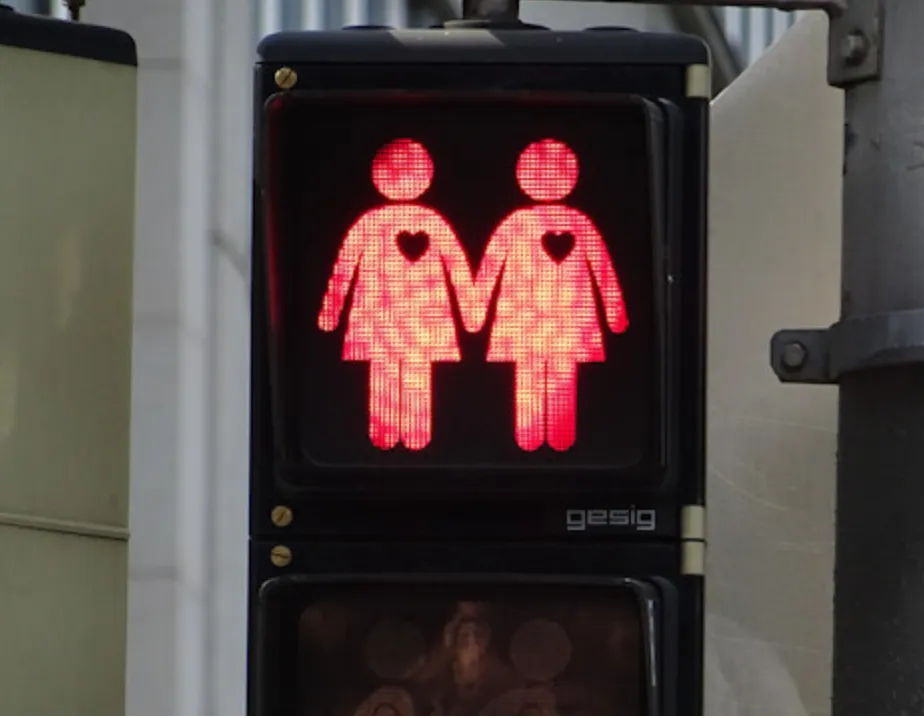 Equality traffic lights in Vienna
