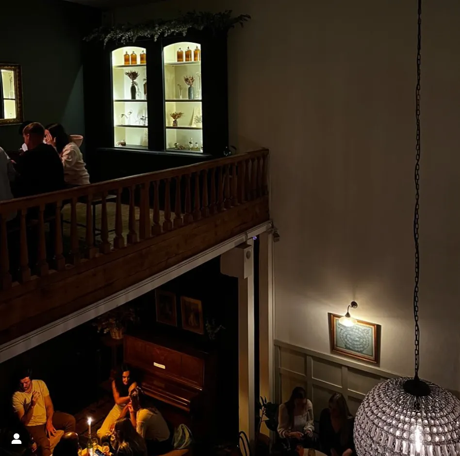 Bar at night