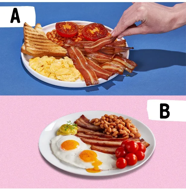 A - B comparison image