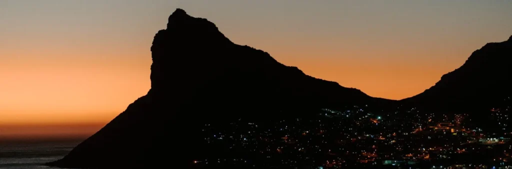Cape town at night