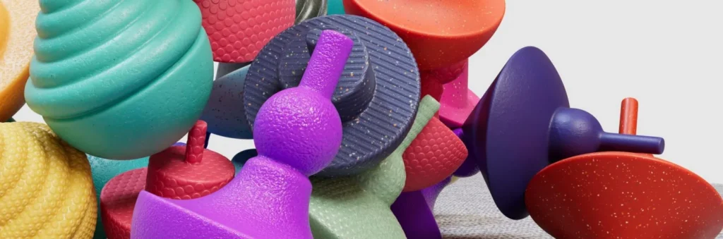 Multi colored shapes
