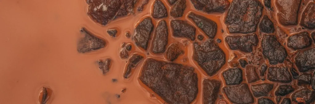 Macro image of chocolate