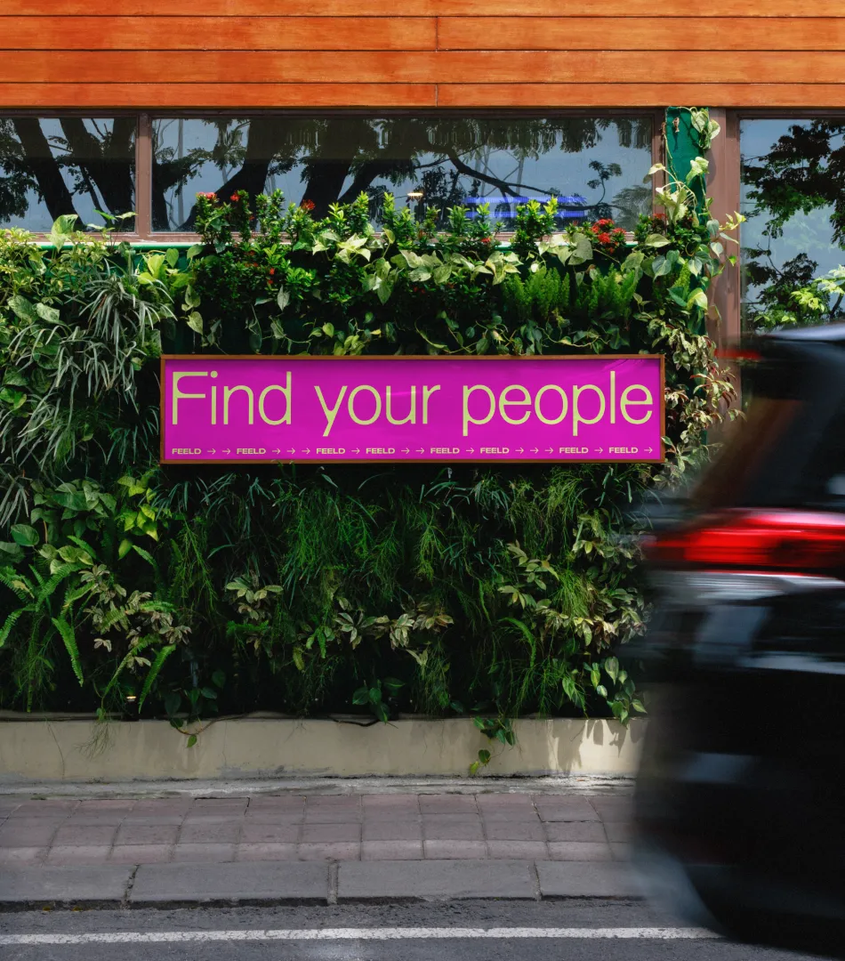 Find your people sign