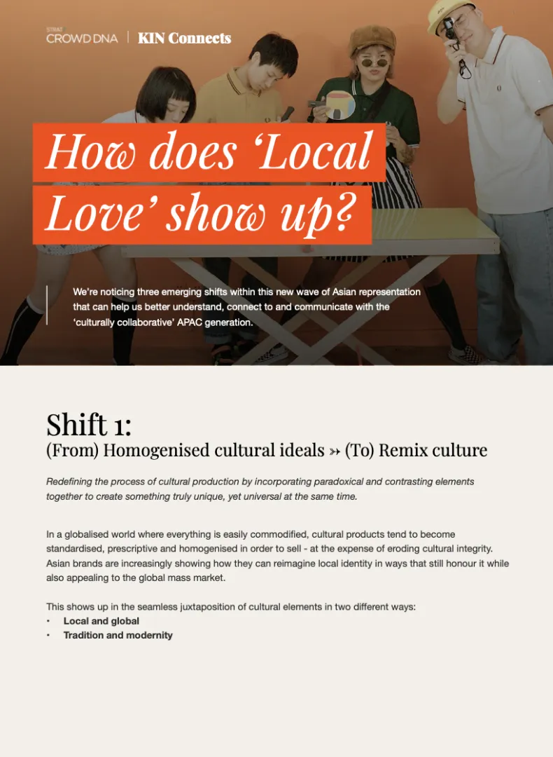 Local love in APAC sample