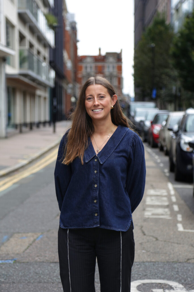 Crowd DNA team member portrait on a city street