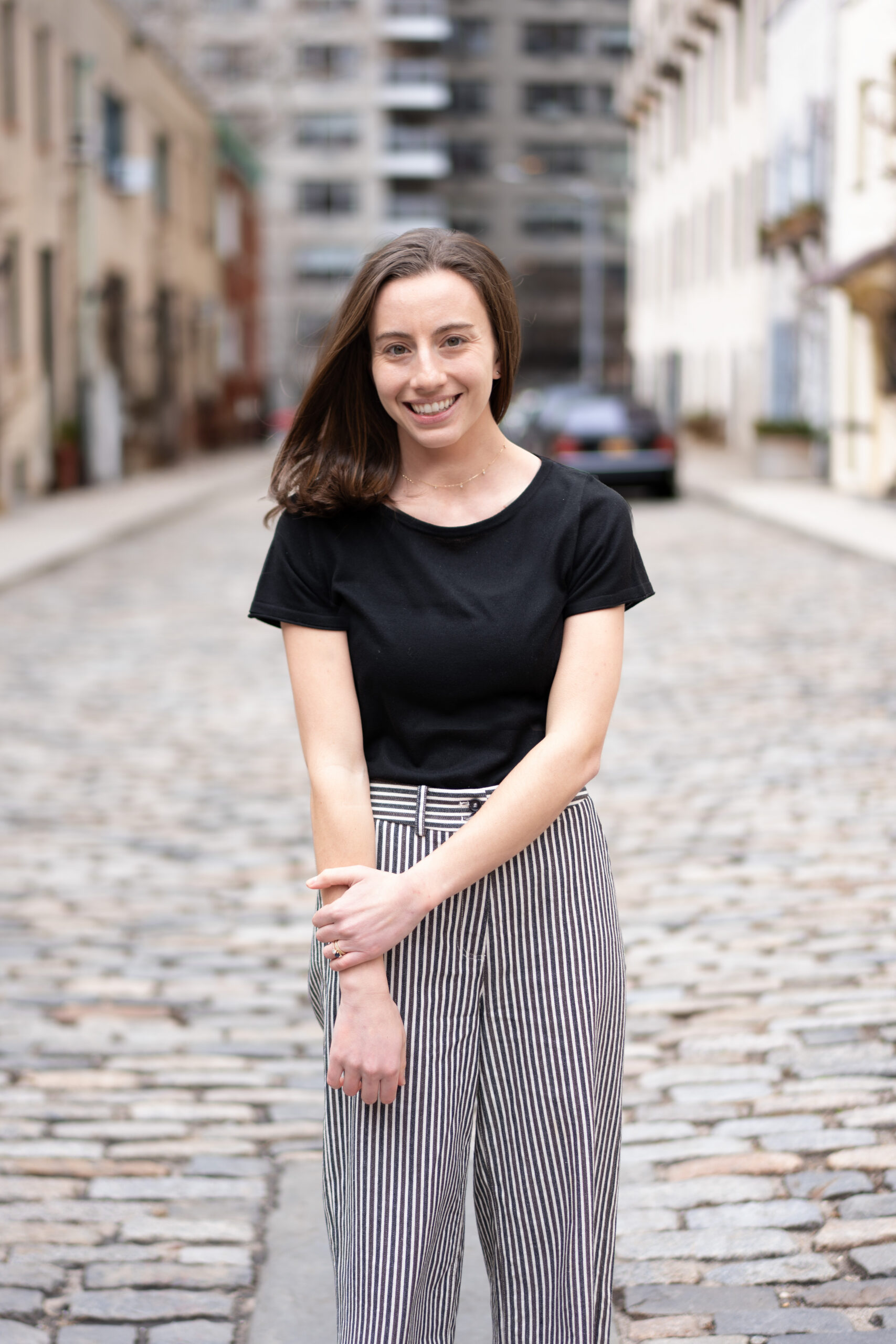 Crowd DNA team member portrait on a city street