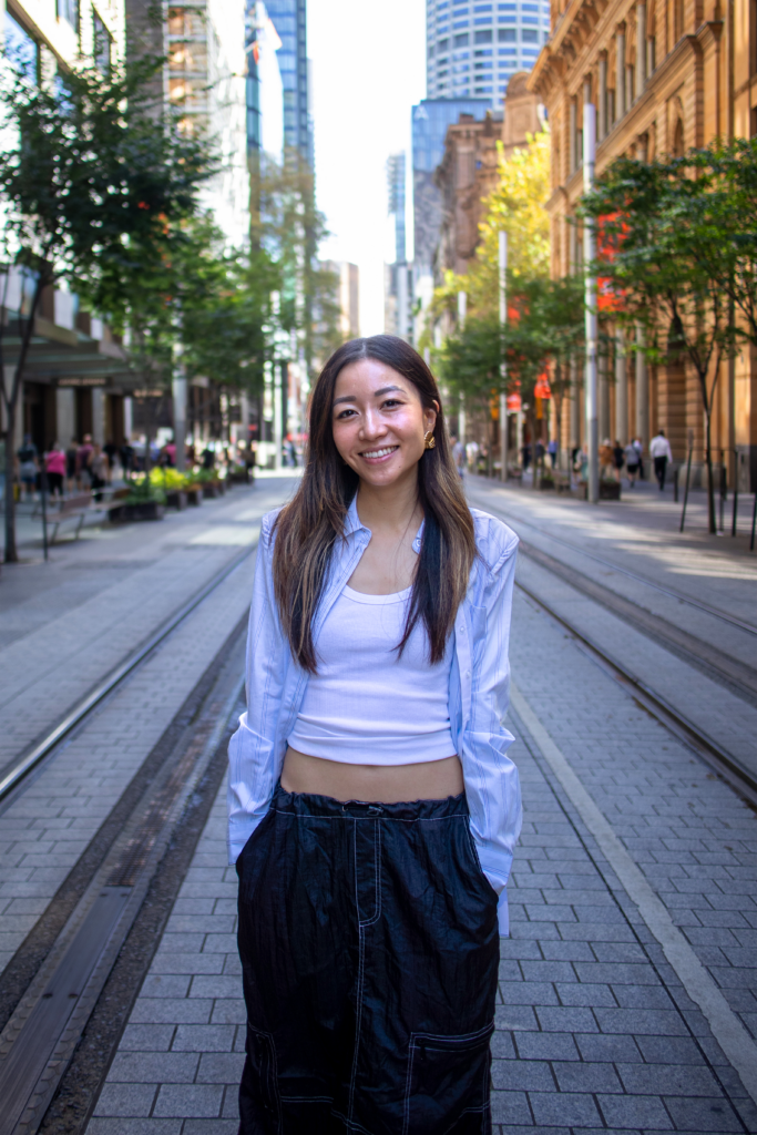 Crowd DNA team member portrait on a city street