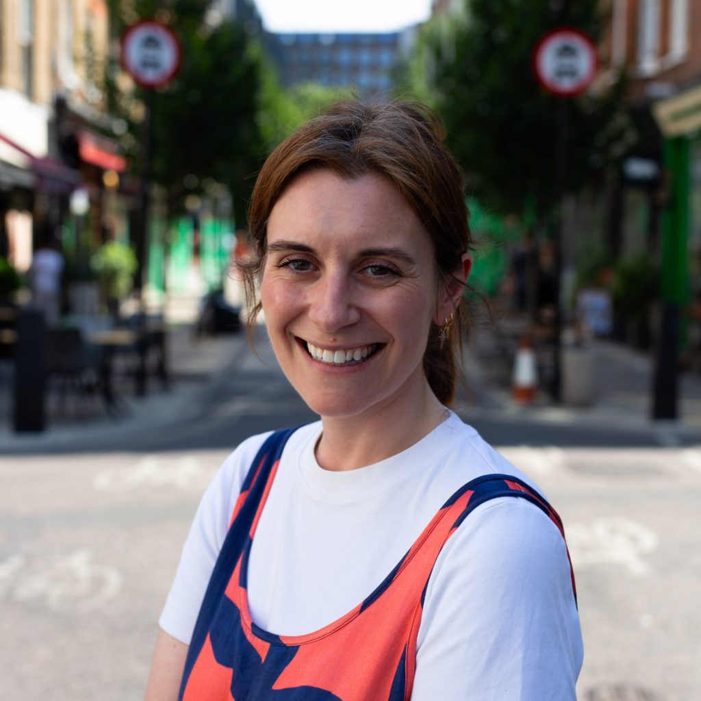 Crowd DNA team member portrait on a city street
